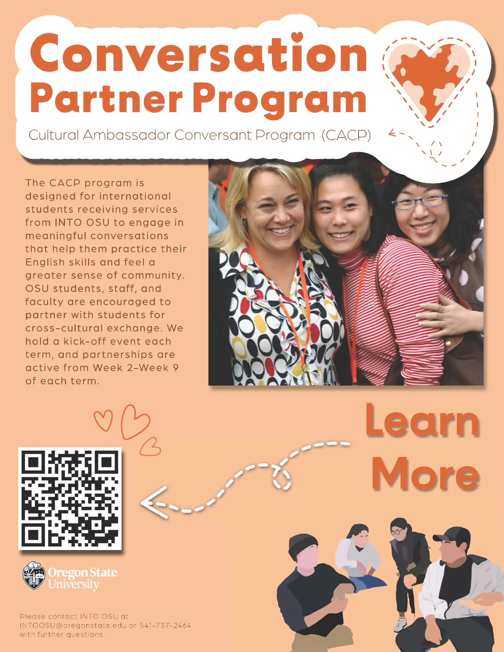 INTO OSU Cultural Ambassador Conversant Program Poster