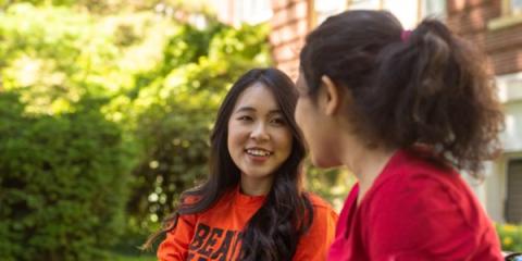 students meeting together