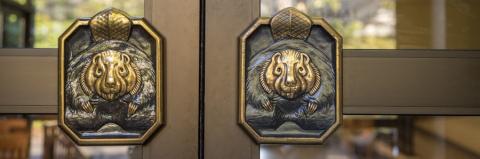 Beaver door handles at the MU